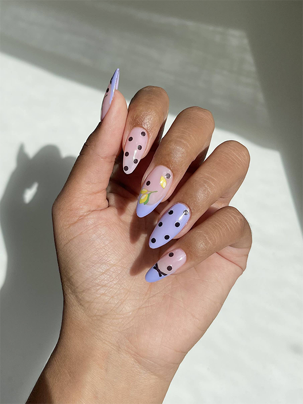 Polka Dots Nail Art Stickers