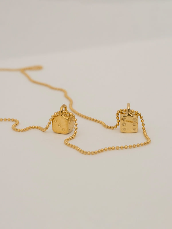 Double Dice Necklace