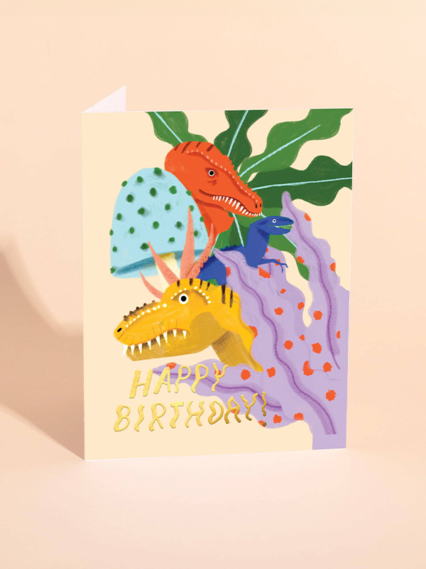 Jurassic Birthday Card