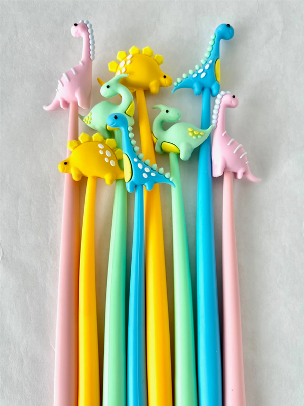 Jurassic Dinosaur Wiggle Gel Pen: Assorted