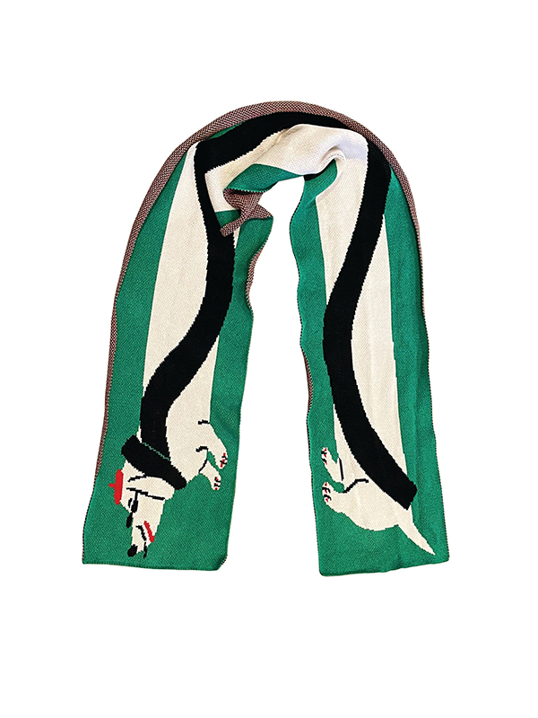 Cool Wiener Scarf: Green