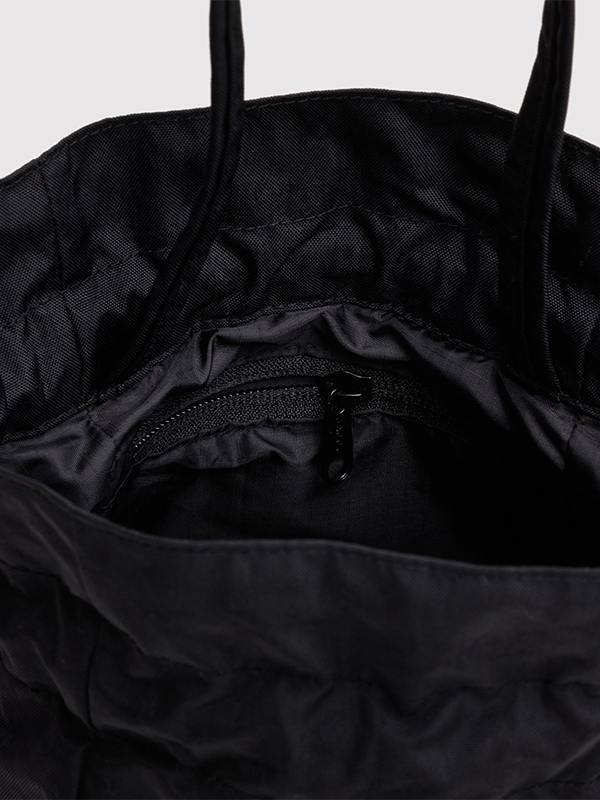 Nylon Drawstring Bag: Black