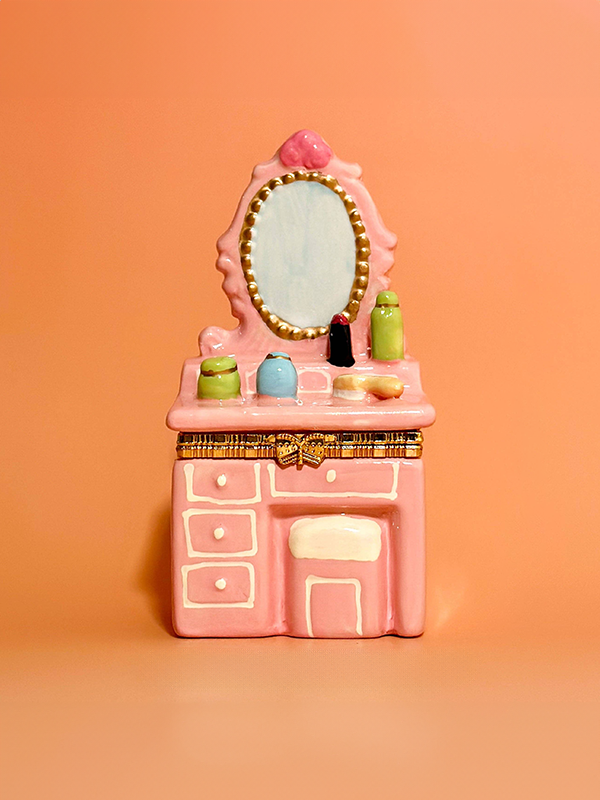 Trinket Box: Pink Mini Dresser