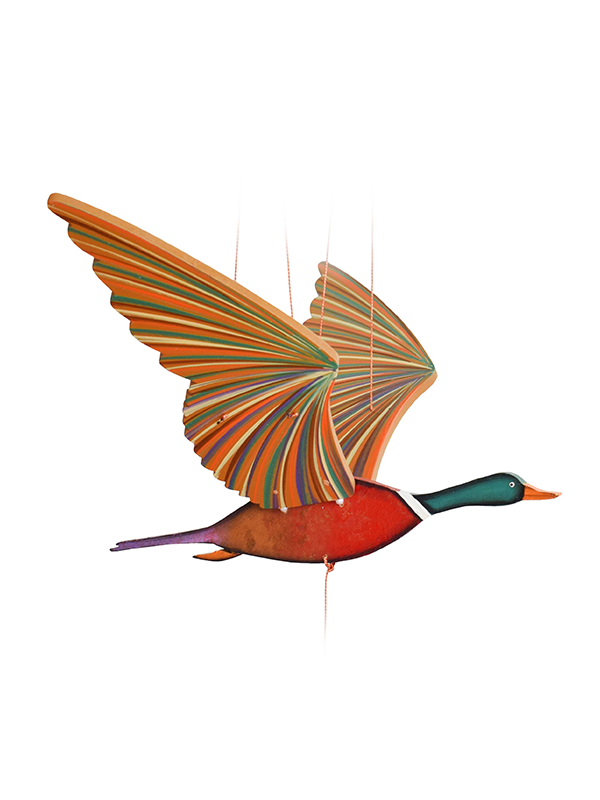 Mallard Duck Bird Flying Mobile
