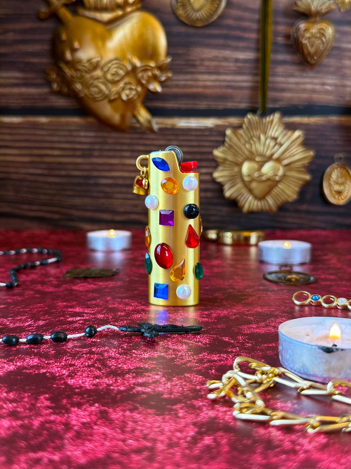 Bejeweled Lighter Case