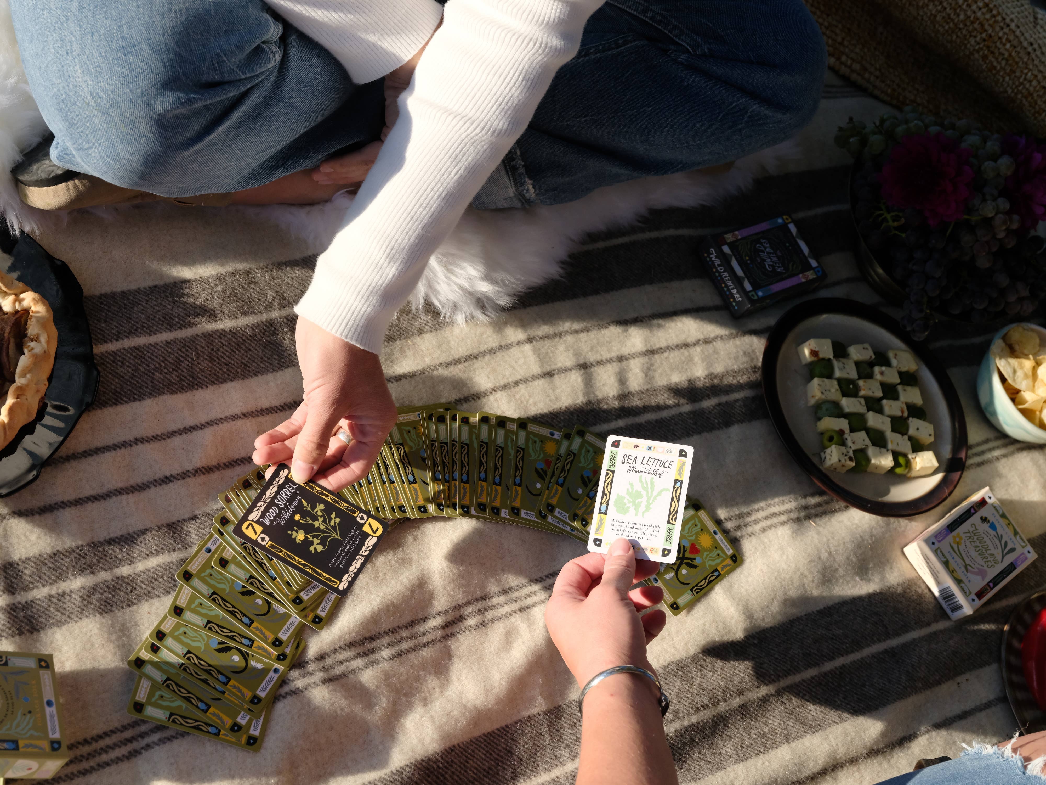 Forest Feast: Edible Plant Playing Card