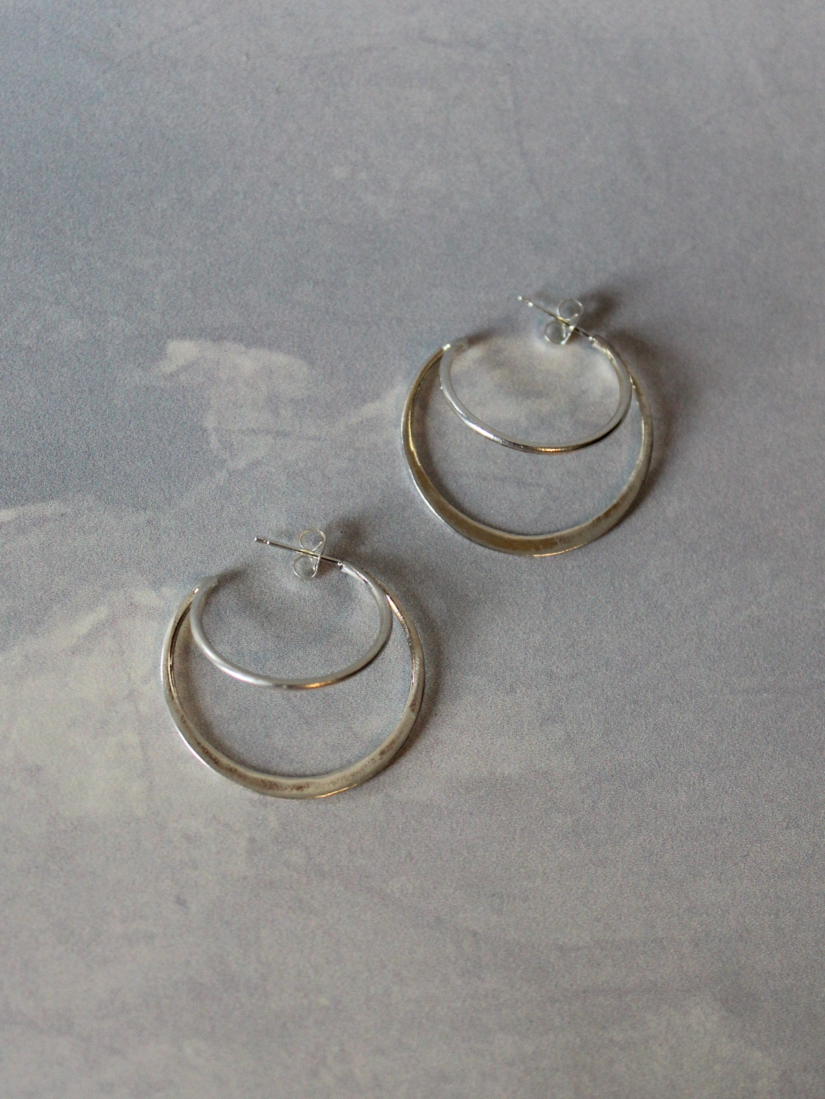 Passage Earrings: Sterling Silver