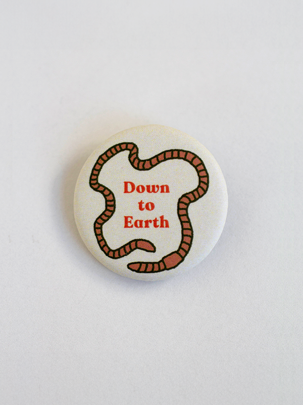 Down To Earth Button