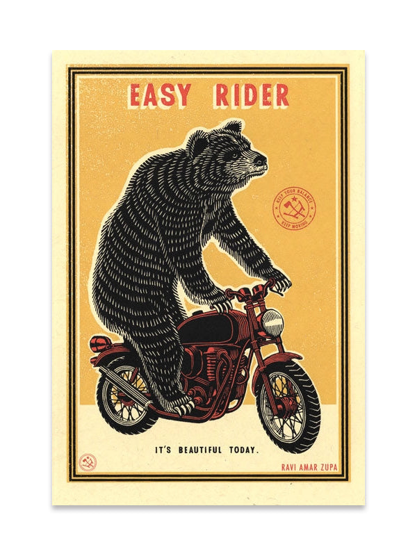 Easy Rider Print: 8 x 5.5