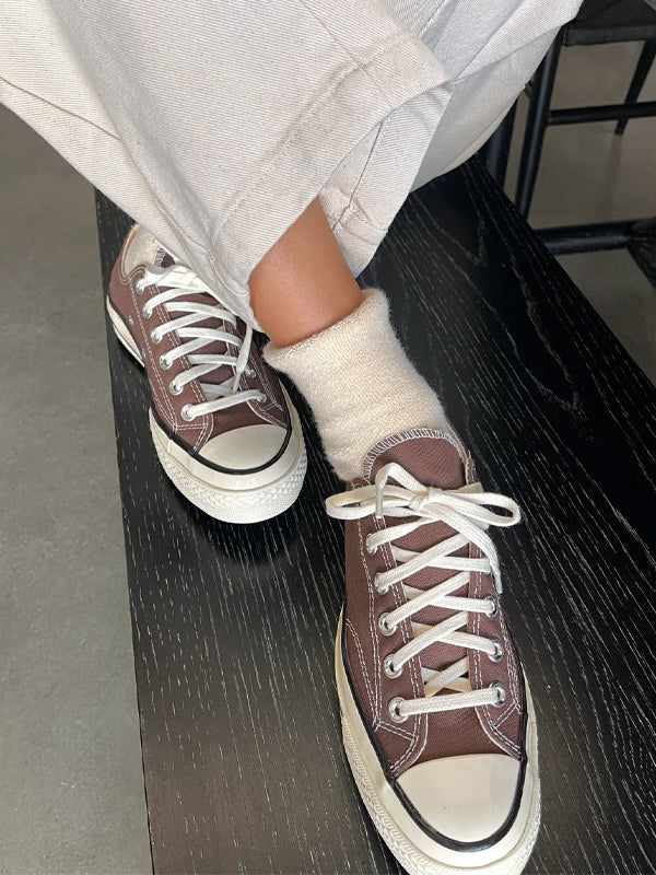 Cloud Socks: Ecru