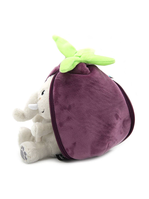 Flipetz: Velvet the Elephant/Eggplant Plush