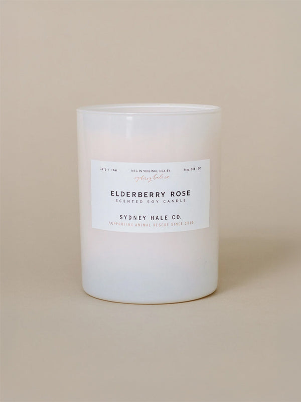Elderberry Rose Soy Candle