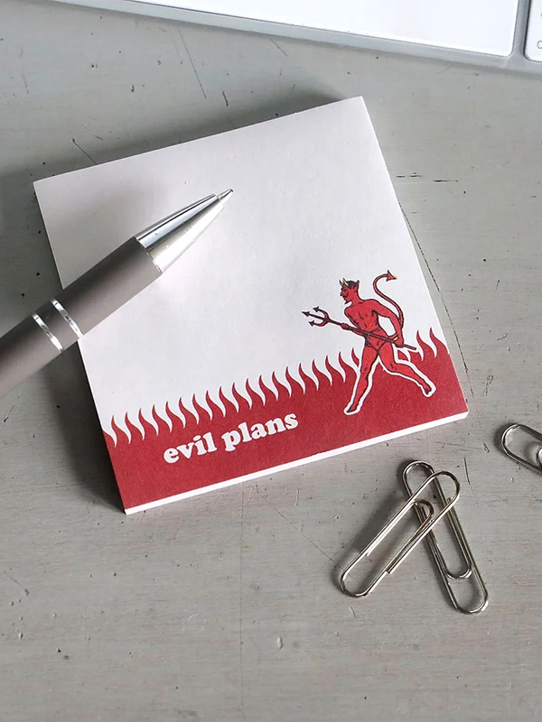 Sticky Notes: Evil Plans