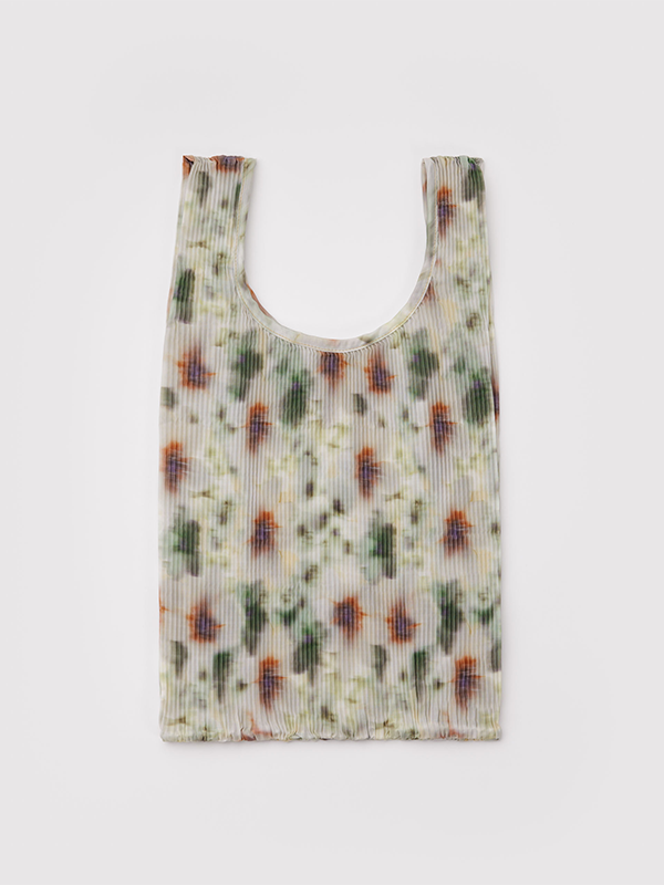 Pleated Baggu: Abstract Floral