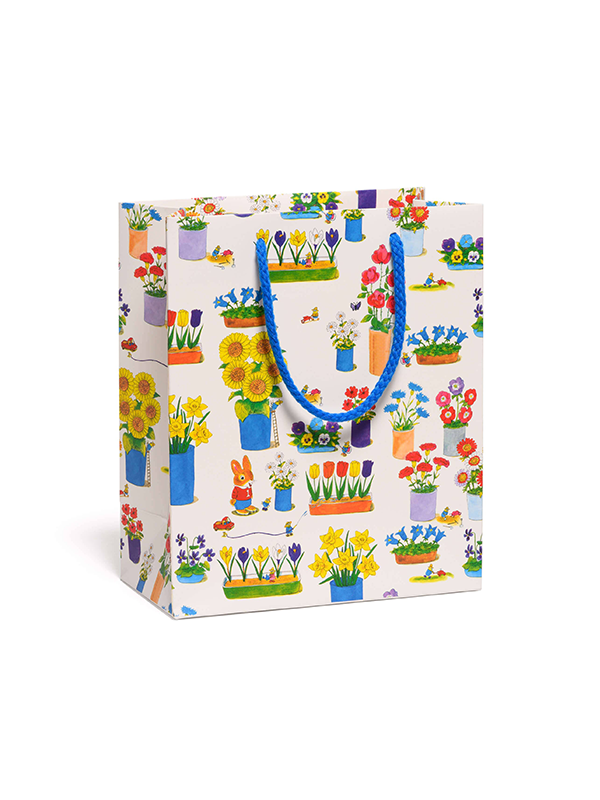 Busytown Flowers Gift Bag: Medium