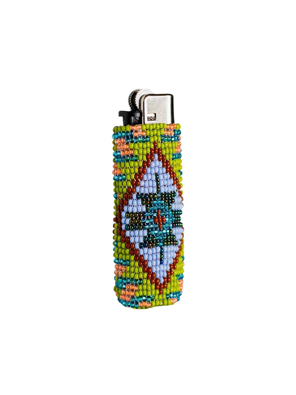Beaded Lighter Case: Falcon