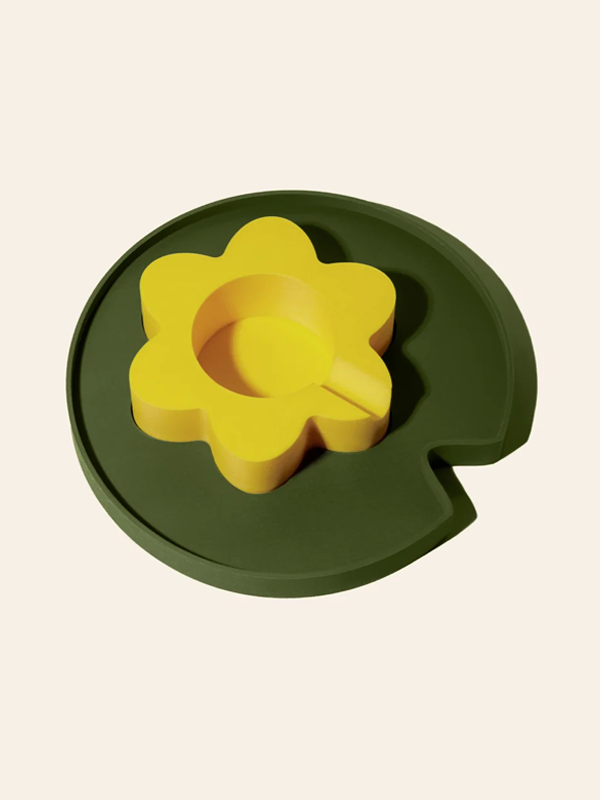 Floating Ashtray: Yellow