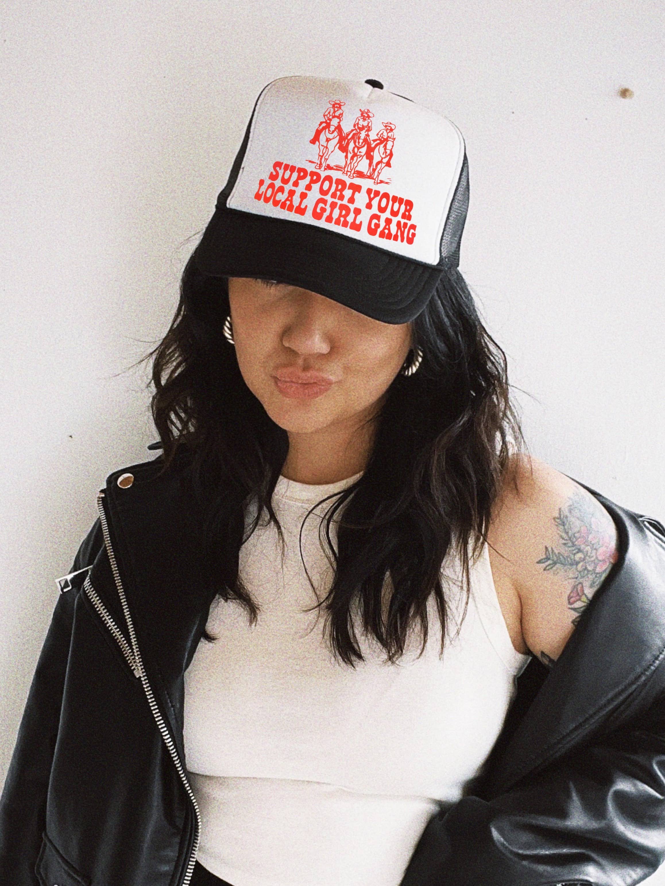 Support Your Local Girl Gang Trucker Hat