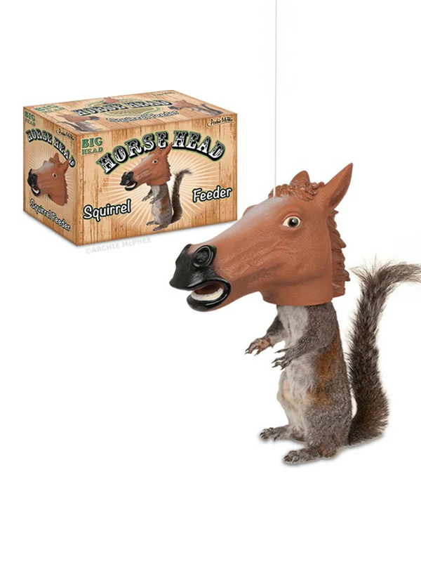 Horse Head Squirrel Feeder