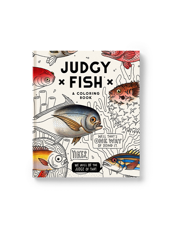 Judgy Fish Coloring Book