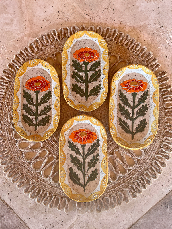 Marigold Ceramic Dish