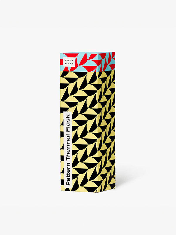 Pattern Thermal Flask: Scallop