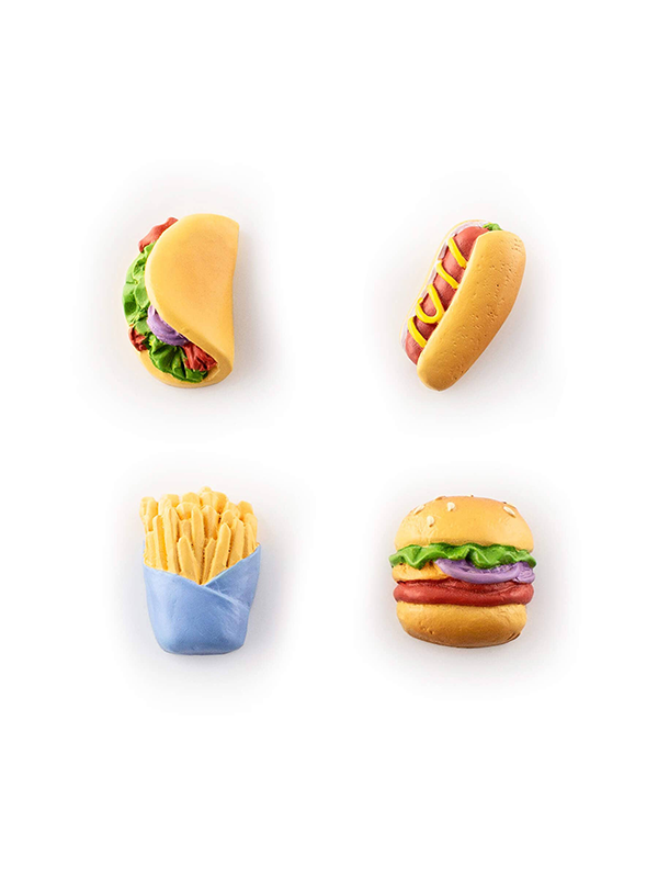 Junk Food Magnets: Set of 4