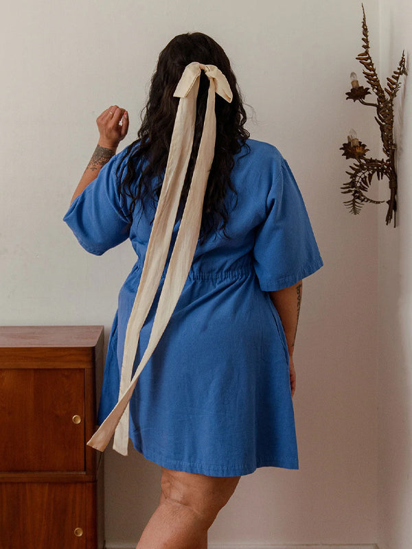 Noble Adult Utility Dress: French Blue (FINAL SALE)