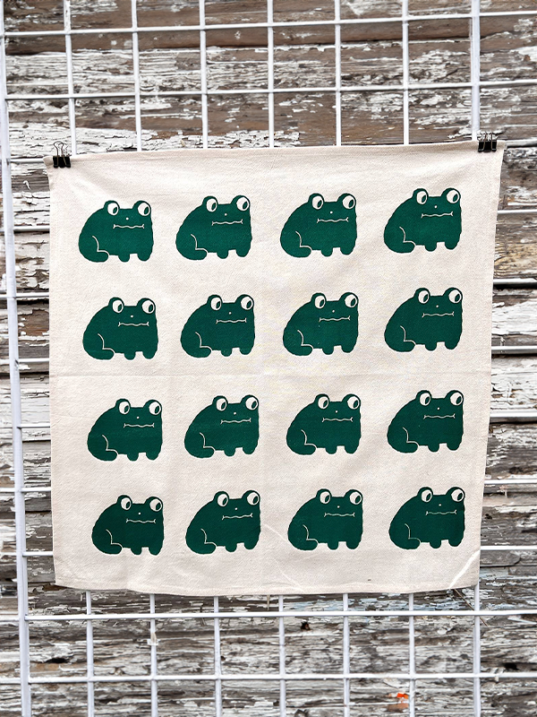 Frog Tea Towel