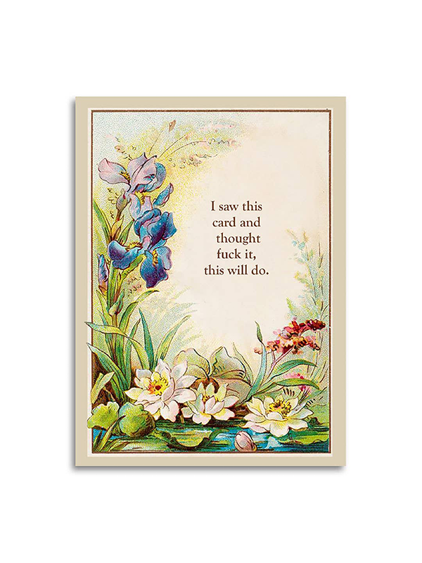 I Saw This Card and Thought F*ck It Card