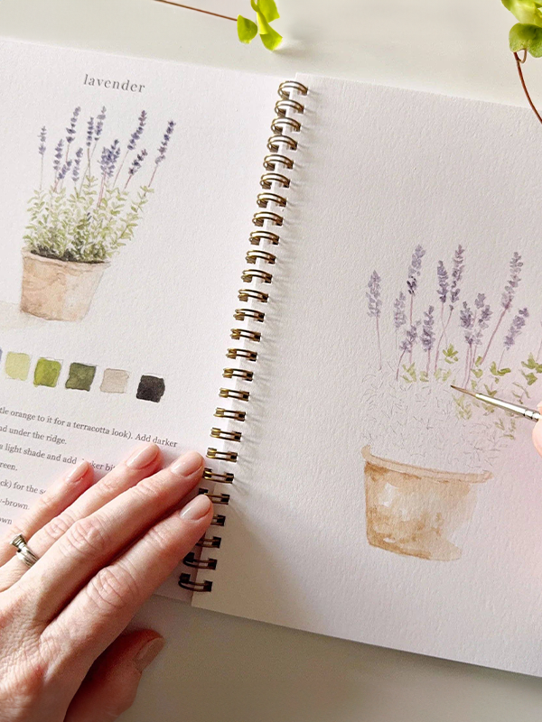 Watercolor Workbook: Garden