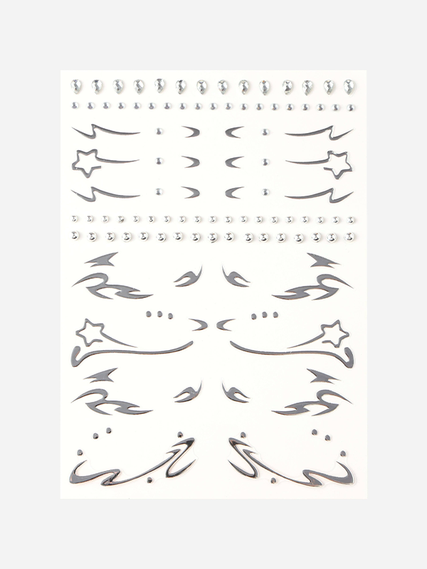 Chromed Out Face Adornments