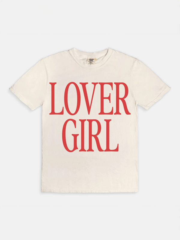 Lover Girl Tee: Ivory