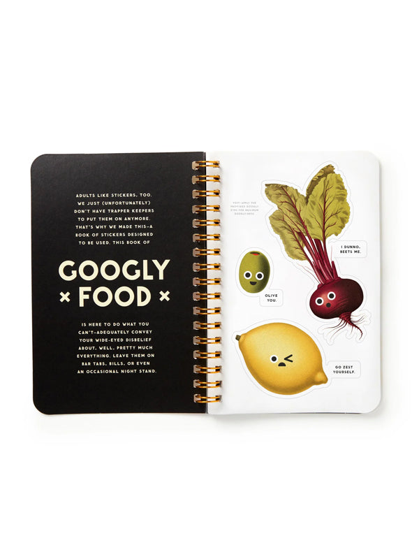 Googly Food Sticker Book