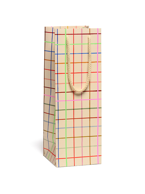 Color Grid Booze Bag