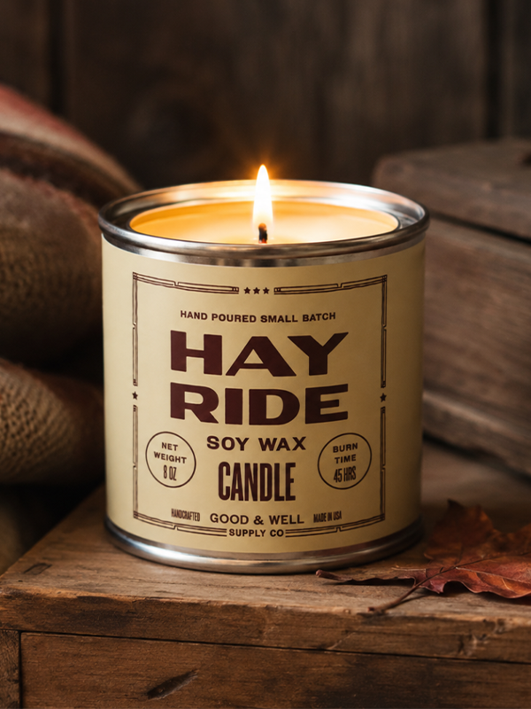 Hay Ride Soy Candle