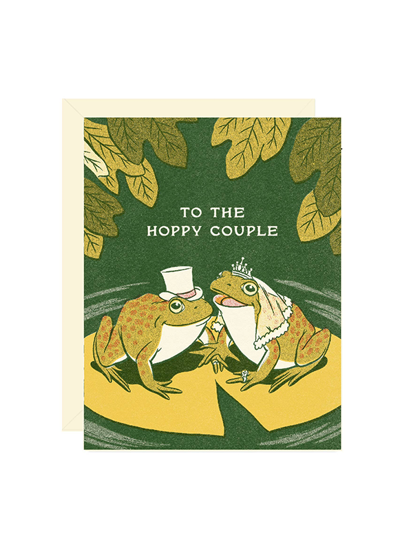 Hoppy Couple Card