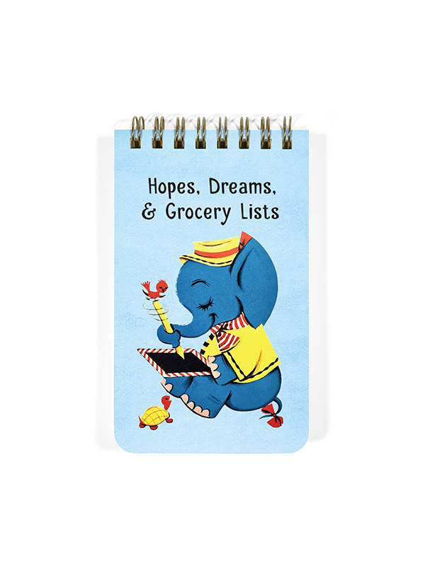 Spiral Notepad: Hopes, Dreams & Grocery Lists