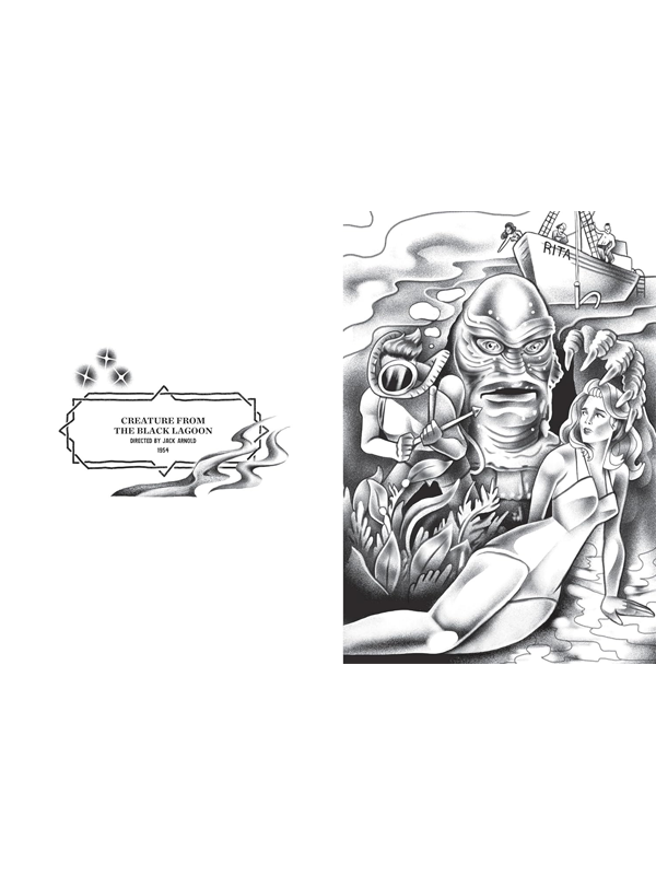Classic Horror Movies Coloring Book