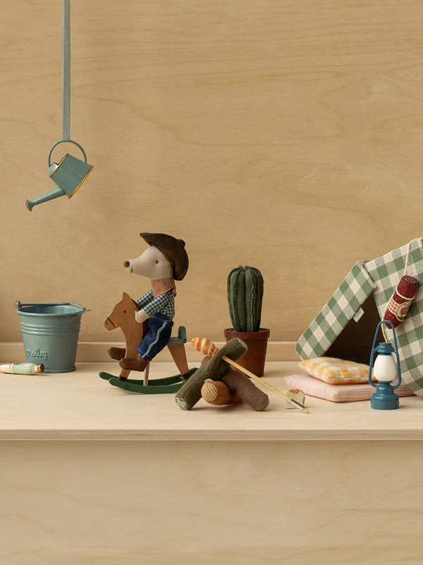 Cowboy Mouse on Rocking Horse: Little Brother