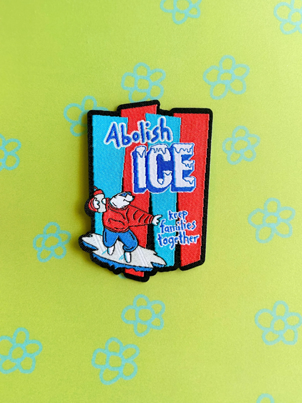 Abolish ICE Iron-On Patch