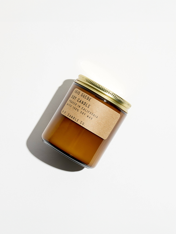 Iris Suede Soy Candle: 7.2 oz