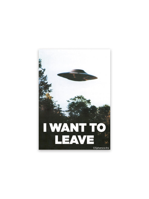 Magnet: I Want To Leave UFO