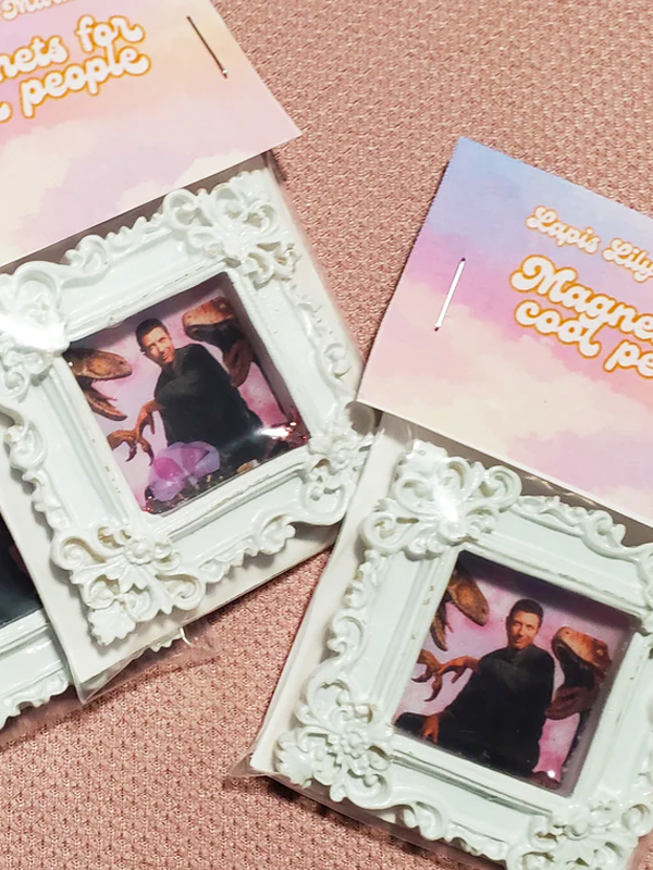 Jeff Goldblum Dinosaur Magnet