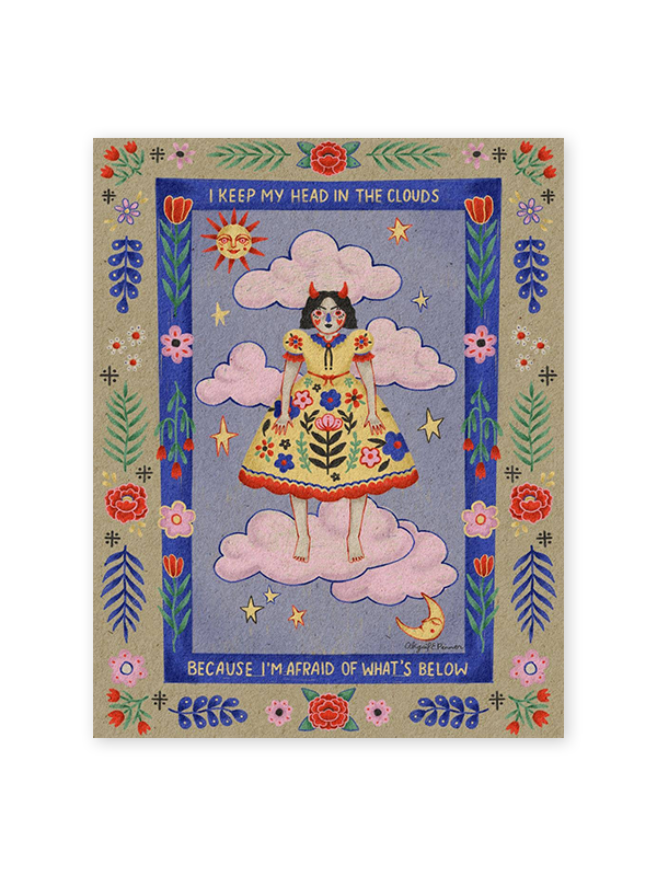 Head in the Clouds Print: 11 x 14