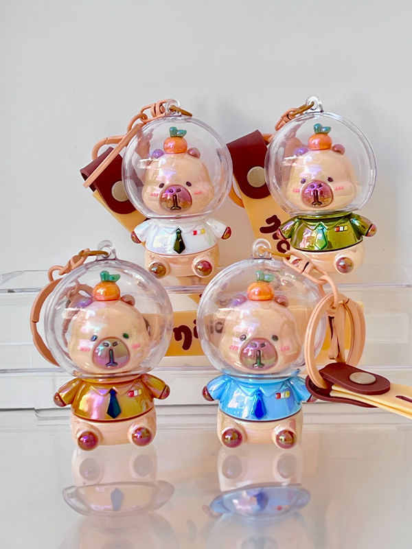 Space Capybara Bag Charm: Assorted