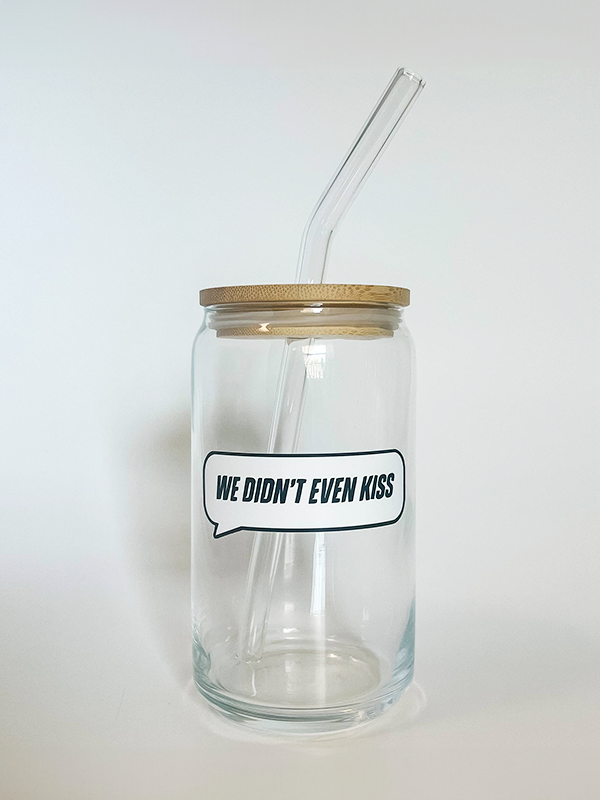 We Didn't Even Kiss (Heated Rivalry) Glass Cup