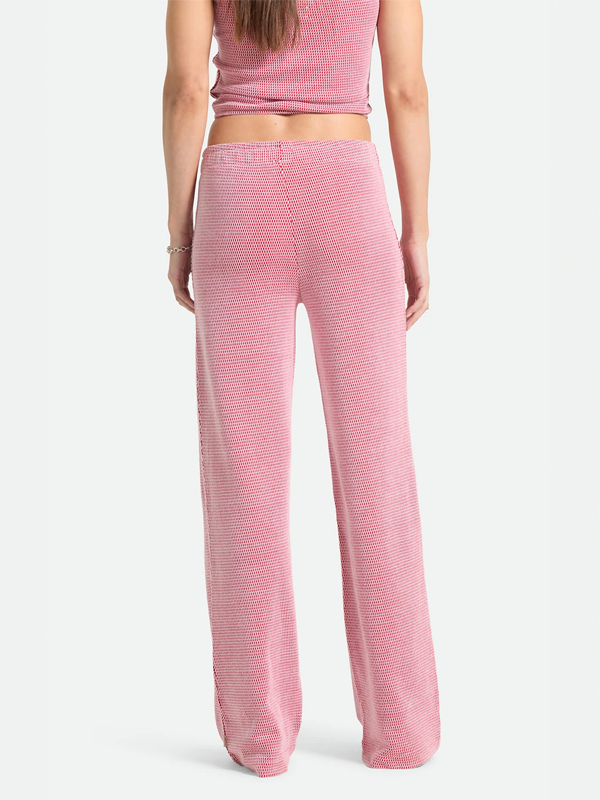Siesta Knit Pant: Adrenaline Rush/White Weave