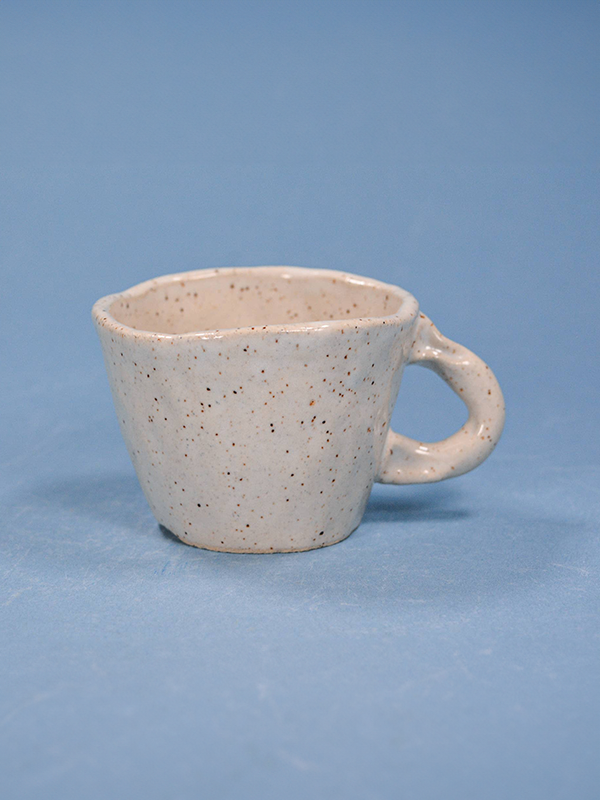 Handmade Ceramic Espresso Cup: Sparkling Water