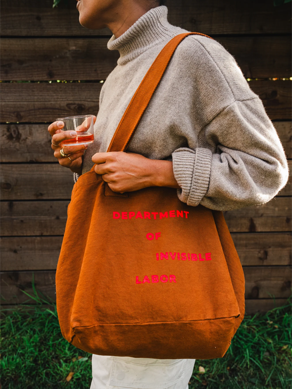 Department of Invisible Labor Tote: Large Ginger